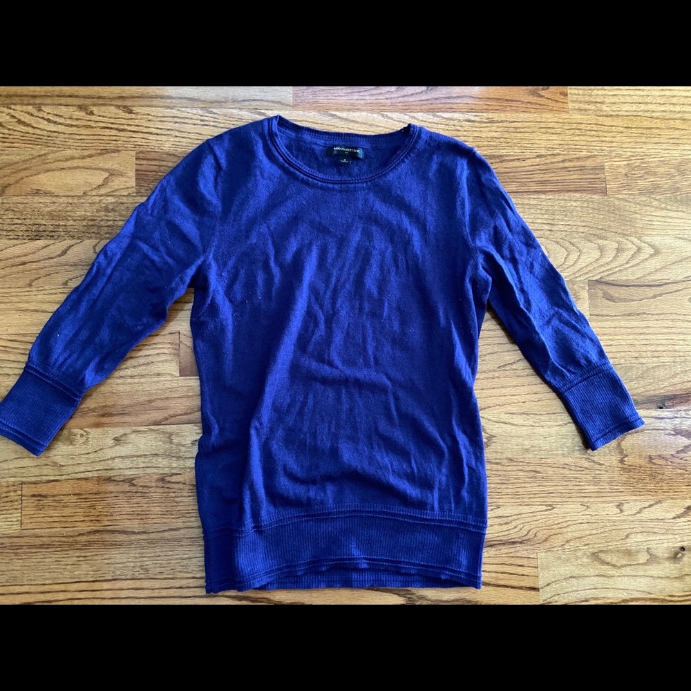 Banana Republic Merino Wool Lightweight 3/4 Sleeve